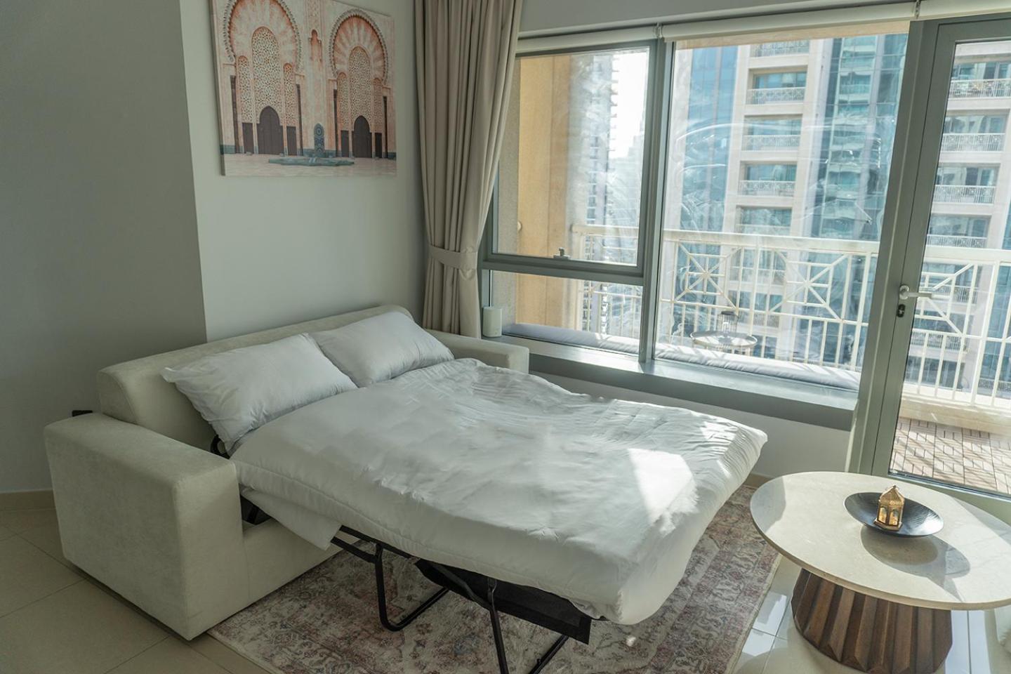 Appartamento Downtown Oasis, Burj Khalifa Views, Luxury Amenities Dubai Camera foto